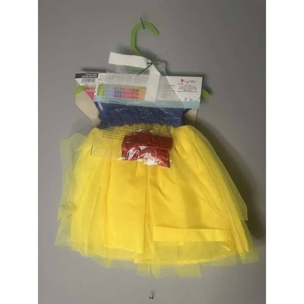 Disney Snow White Costume 12-18 Months‎ Infant Baby Halloween Fancy Dress